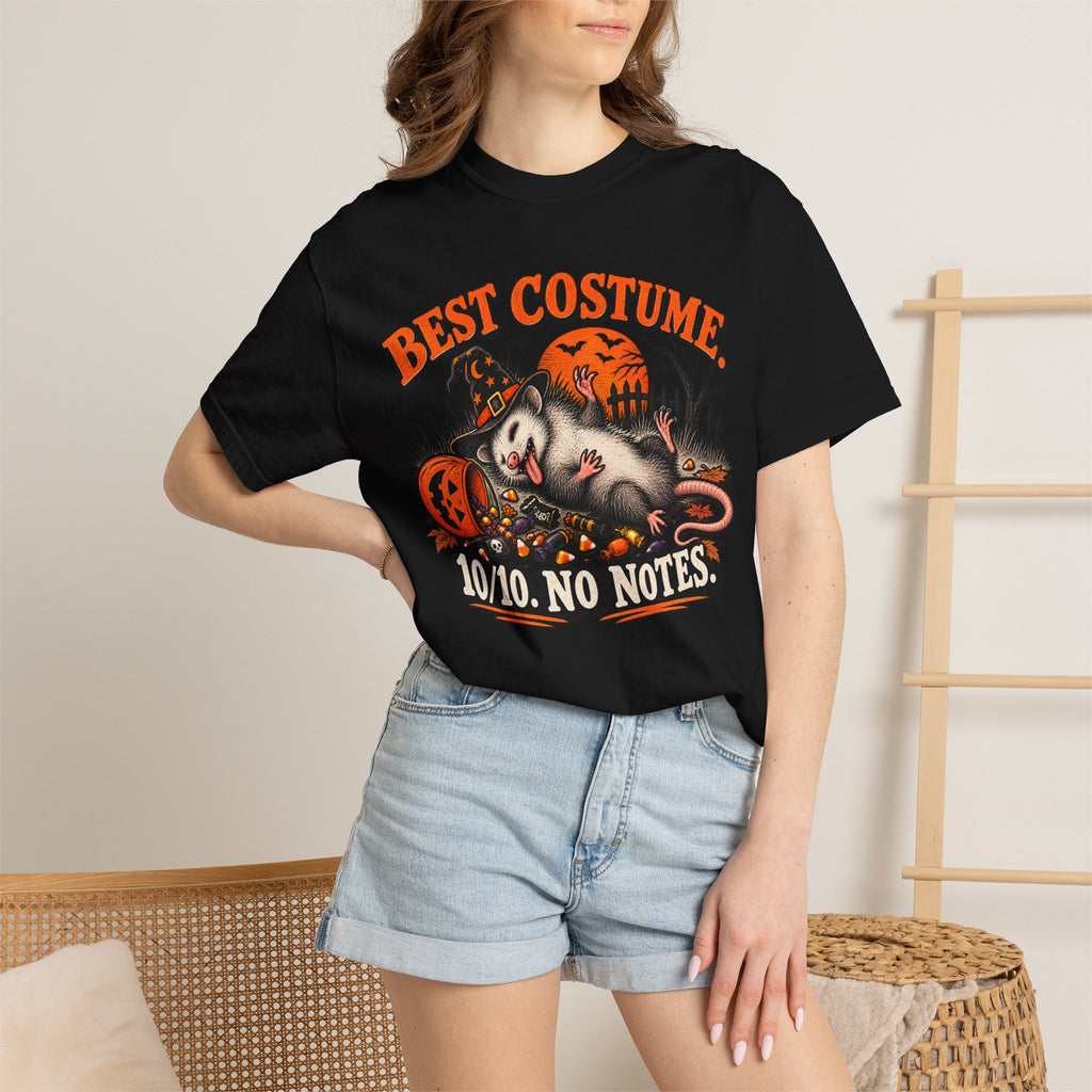 Halloween "Best Costume 10/10 No Notes" Vintage Horror Tee