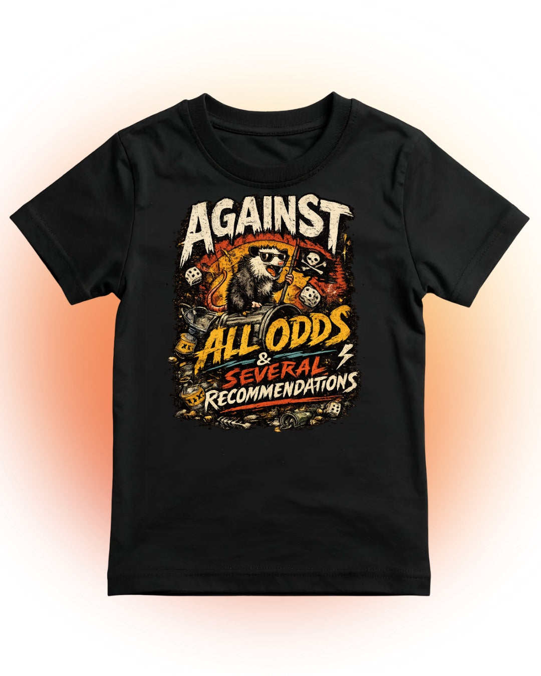 Against All Odds & Several Recommendations — Vintage Pirate Skull Graphic Tee