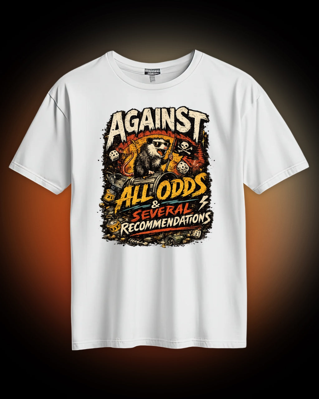 Against All Odds & Several Recommendations — Vintage Pirate Skull Graphic Tee