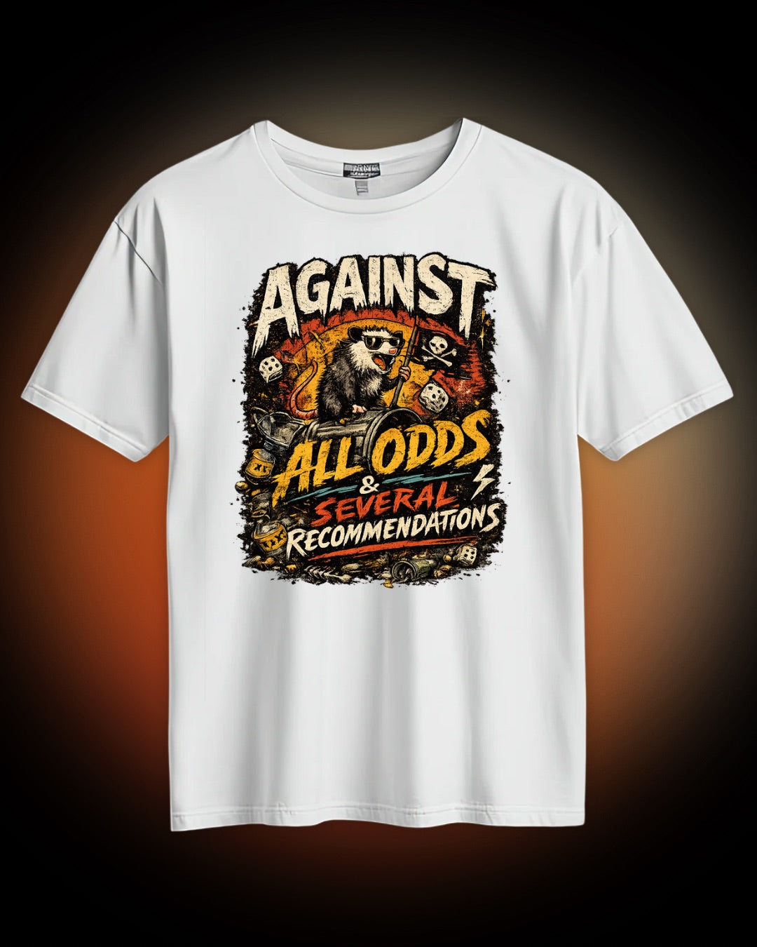 Against All Odds & Several Recommendations — Vintage Pirate Skull Graphic Tee