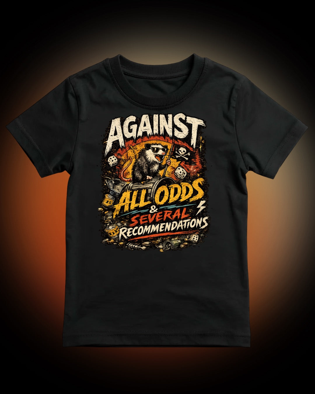 Against All Odds & Several Recommendations — Vintage Pirate Skull Graphic Tee